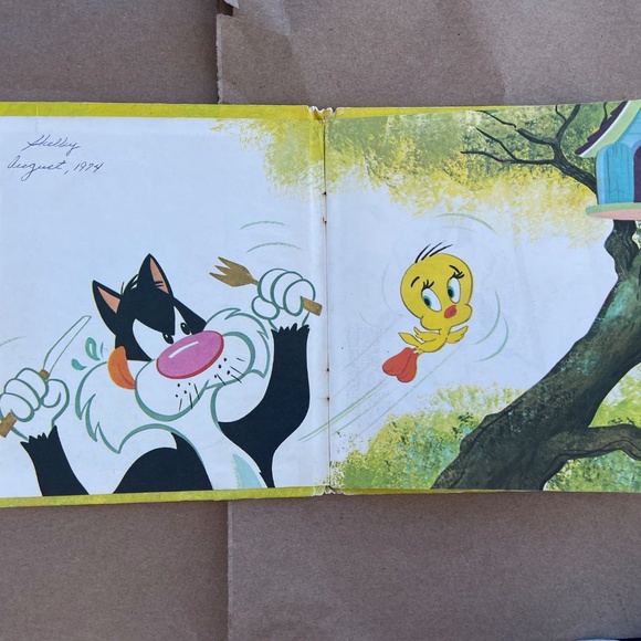 Vintage "Tweety and Sylvester: Picnic Problems" Hardcover Book - Picture 5 of 7